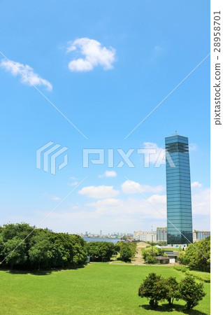 千葉縣青葉港的千葉港塔 28958701