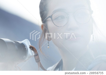 Camera Women's Portrait Camera Women's Portrait 28958735