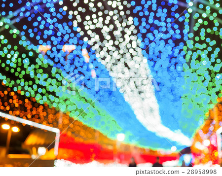 Defocused Christmas lights Defocused Christmas lights 28958998