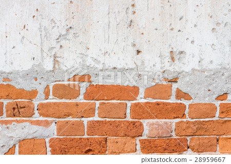 old cracked concrete vintage brick wall background old cracked concrete vintage brick wall background 28959667