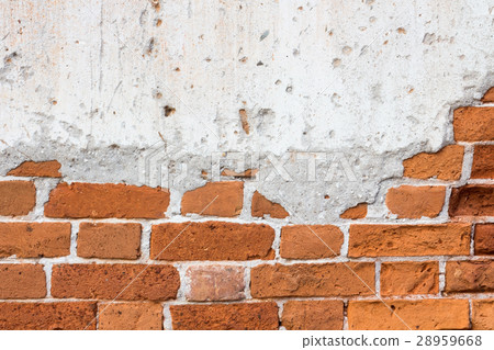 old cracked concrete vintage brick wall background old cracked concrete vintage brick wall background 28959668