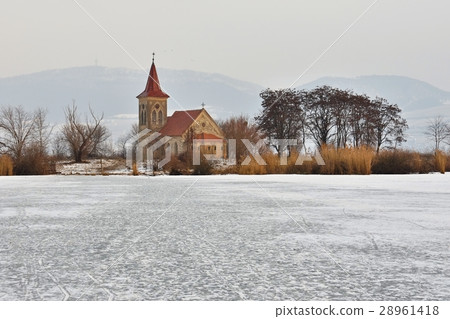 Beautiful old church St. Linhart. Czech Republic.  28961418