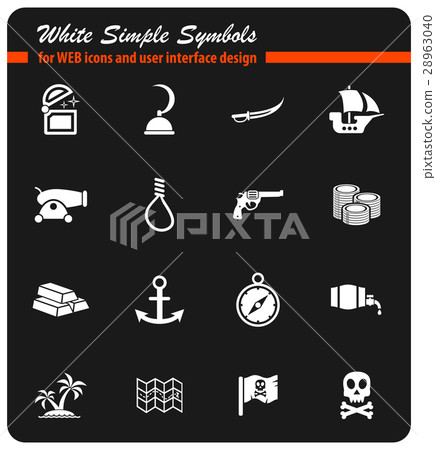 pirates icon set 28963040