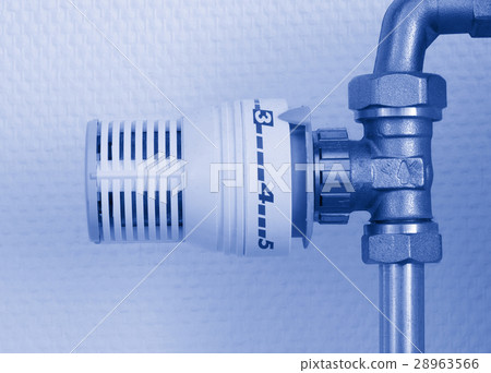 Temperature knob of radiator, used and dusty Temperature knob of radiator, used and dusty 28963566