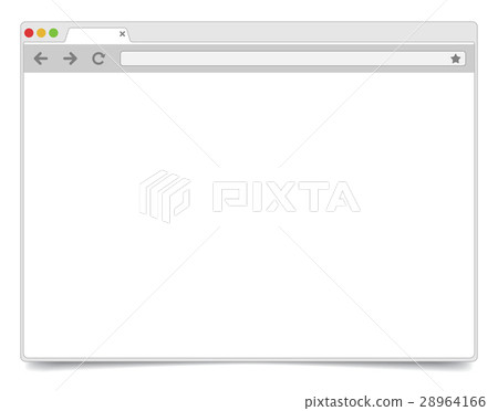 Simple opened browser window 28964166