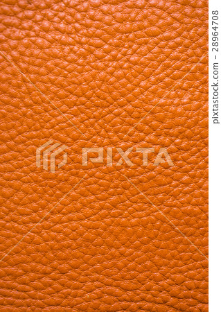 Genuine full grain leather tan color colose up 28964708