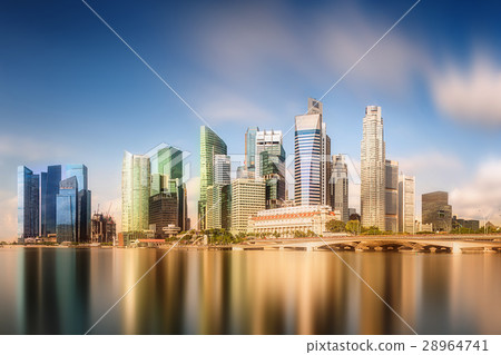 Singapore Skyline and view of Marina Bay Singapore Skyline and view of Marina Bay 28964741