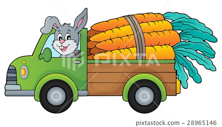 Truck with carrots theme image 1 Truck with carrots theme image 1 28965146
