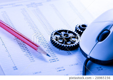 Mechanical ratchets, mouse, pencil and budget 28965156