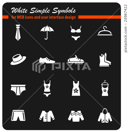 clothes icon set clothes icon set 28967422