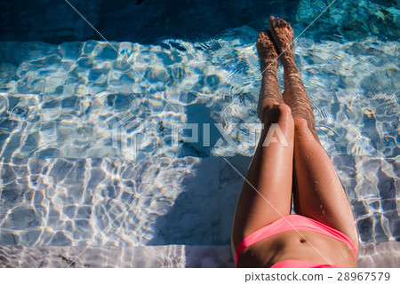 Sexy body of beautiful woman. Girl relaxing in a 28967579