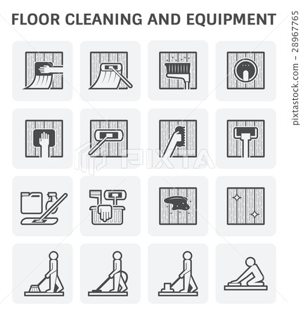 Floor Cleaning Icon 28967765