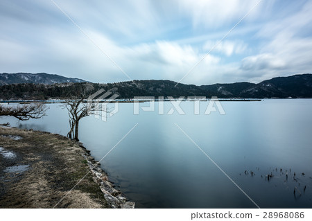 Long exposure (Landscape in Shiga prefecture) at Yogo Lake called Mirror Lake 28968086
