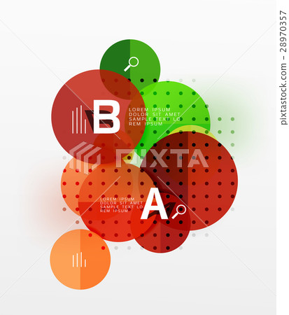 Circle geometric abstract background Circle geometric abstract background 28970357