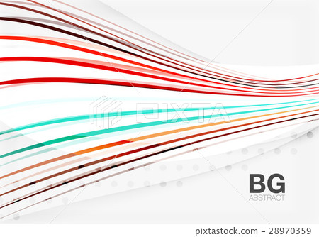 Wave lines abstract background 28970359