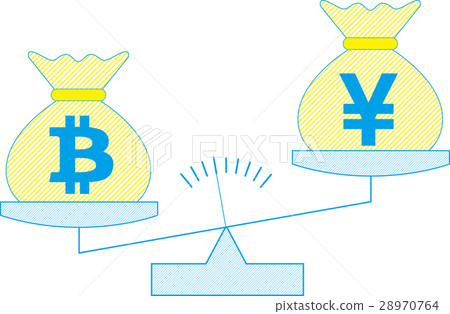 Balance _ Illustration _ Bit Coin Image 28970764