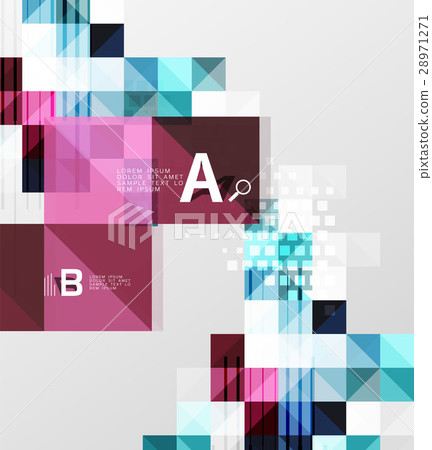 Modern geometrical square banner, minimalistic Modern geometrical square banner, minimalistic 28971271