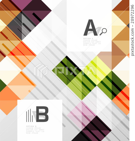 Minimalistic square shapes abstract background 28972296