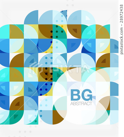 Modern geometrical abstract background 28972438