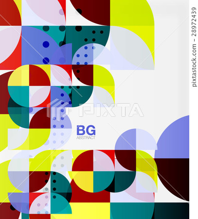 Modern geometric circle abstract background 28972439