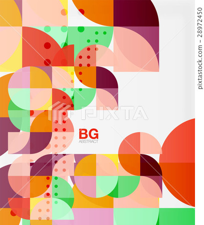 Modern geometric circle abstract background Modern geometric circle abstract background 28972450