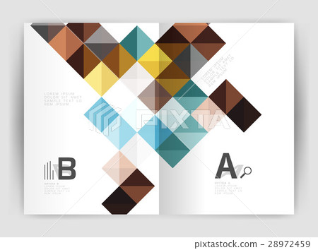 Vector square template background Vector square template background 28972459