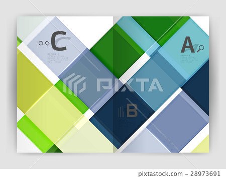 Vector modern geometrical a4 flyer brochure Vector modern geometrical a4 flyer brochure 28973691