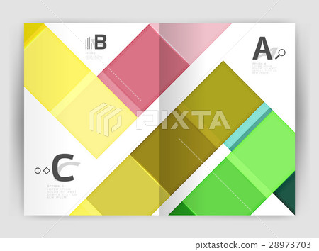 Vector modern geometrical a4 flyer brochure Vector modern geometrical a4 flyer brochure 28973703