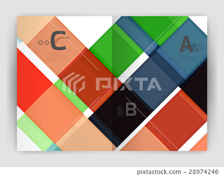 Business a4 business brochure geometrical template 28974246