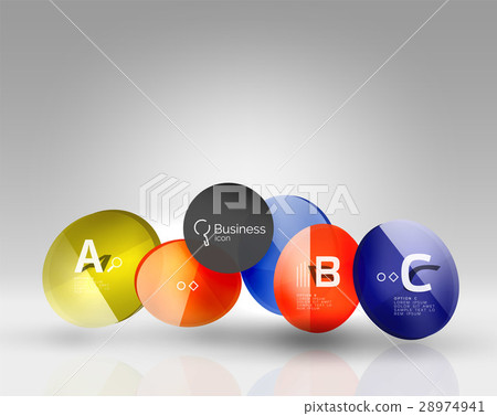 Circle geometric abstract background Circle geometric abstract background 28974941