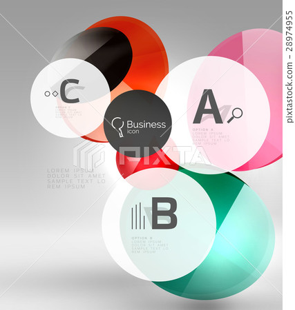 Circle geometric abstract background Circle geometric abstract background 28974955