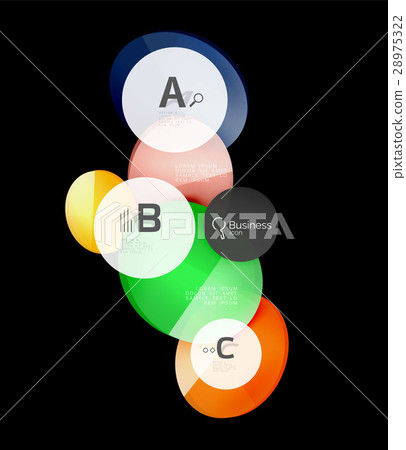 Geometrical abstract infographics banner template 28975322