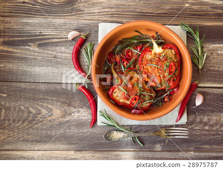 Stuffed red peppers Stuffed red peppers 28975787