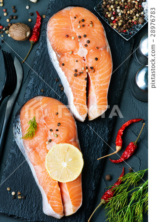 fresh salmon fresh salmon 28976783