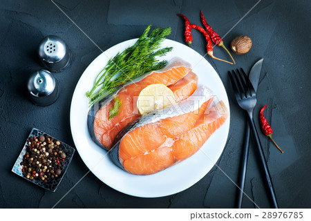 fresh salmon fresh salmon 28976785