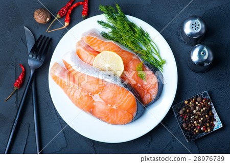 fresh salmon fresh salmon 28976789