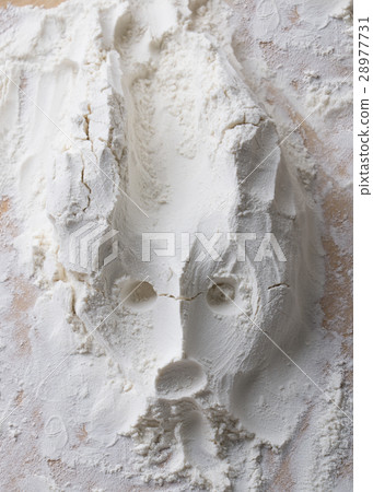 Scary flour face 28977731