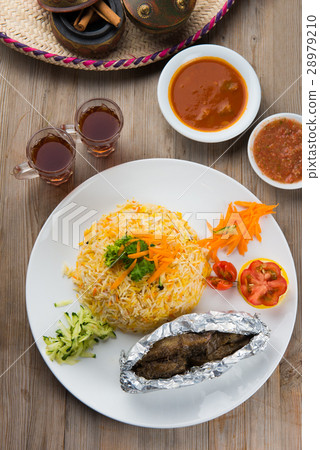 Chicken madhbi or madbi traditional arabic food 28979210