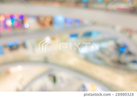 Abstract blur people in shopping center . 28980328