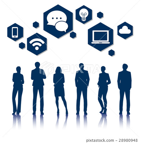 Vector UI Illustration Business People Concept - Stock Illustration ...