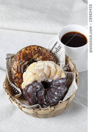 donuts and coffee donuts and coffee 28983458