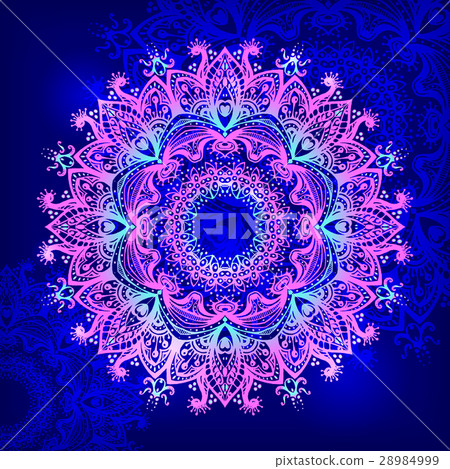 Vector mandala. Beautiful illustration for card or 28984999