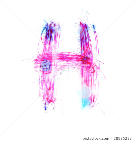 Twinkle light alphabet H. 28985252