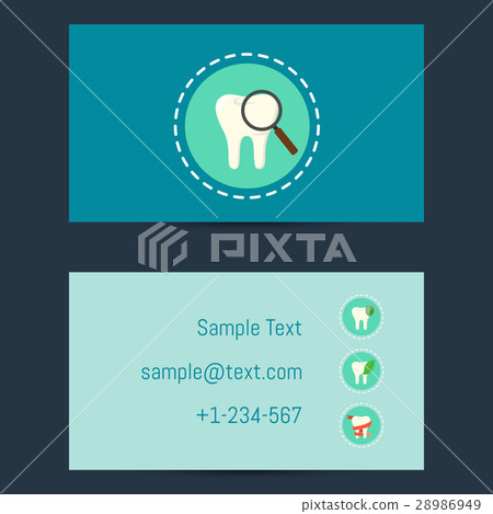 Professional business card for dentists Professional business card for dentists 28986949