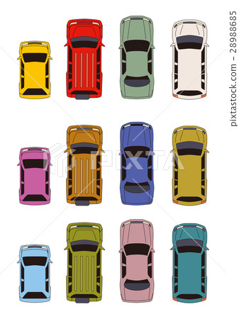 Car illustrations, cars, cars, automobiles, passenger cars 28988685