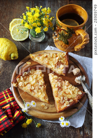 Apple pie and lemon tea Apple pie and lemon tea 28989749