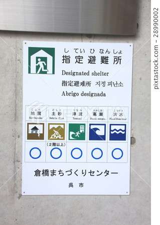 Designated evacuation shelter 28990002