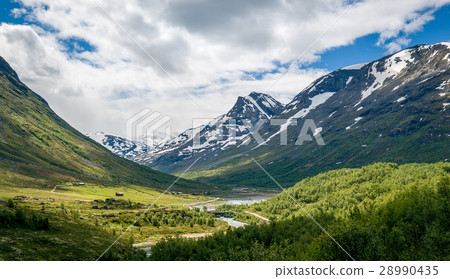 Mountain canyon, Norway 28990435