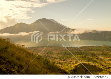 Balaur Kintamani Highland Batur Lake from Mount Batur 28990447