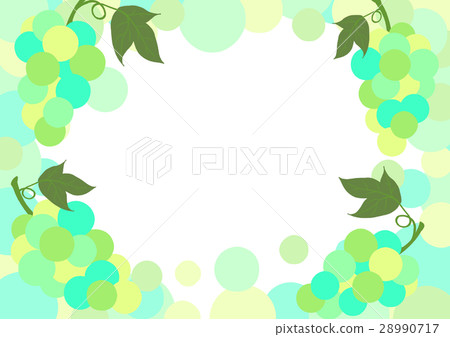 Muscat frame (sideways · pale tone) - Stock Illustration [28990717] - PIXTA